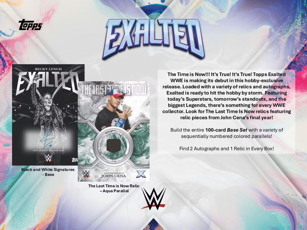 2025 Topps WWE Exalted Hobby Box
