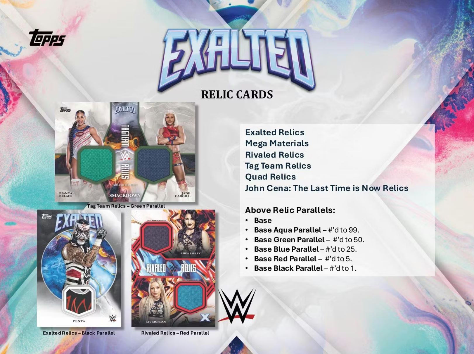 2025 Topps WWE Exalted Hobby Box