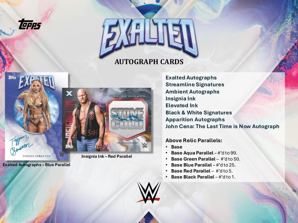 2025 Topps WWE Exalted Hobby Box