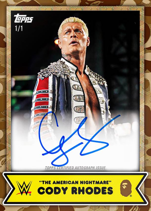 2025 Topps WWE x BAPE Wrestling Hobby Box