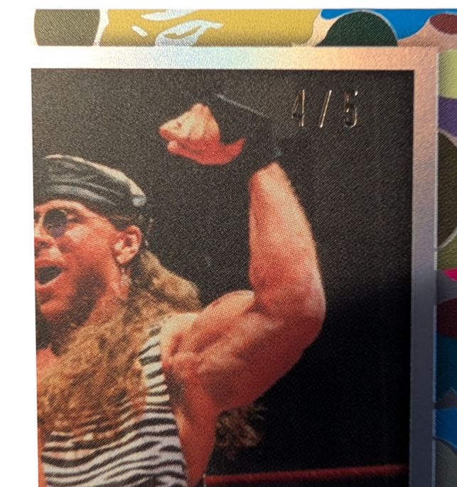 2025 Topps WWE x Bape Shawn Michaels Multicolor Camo #'d 4/5