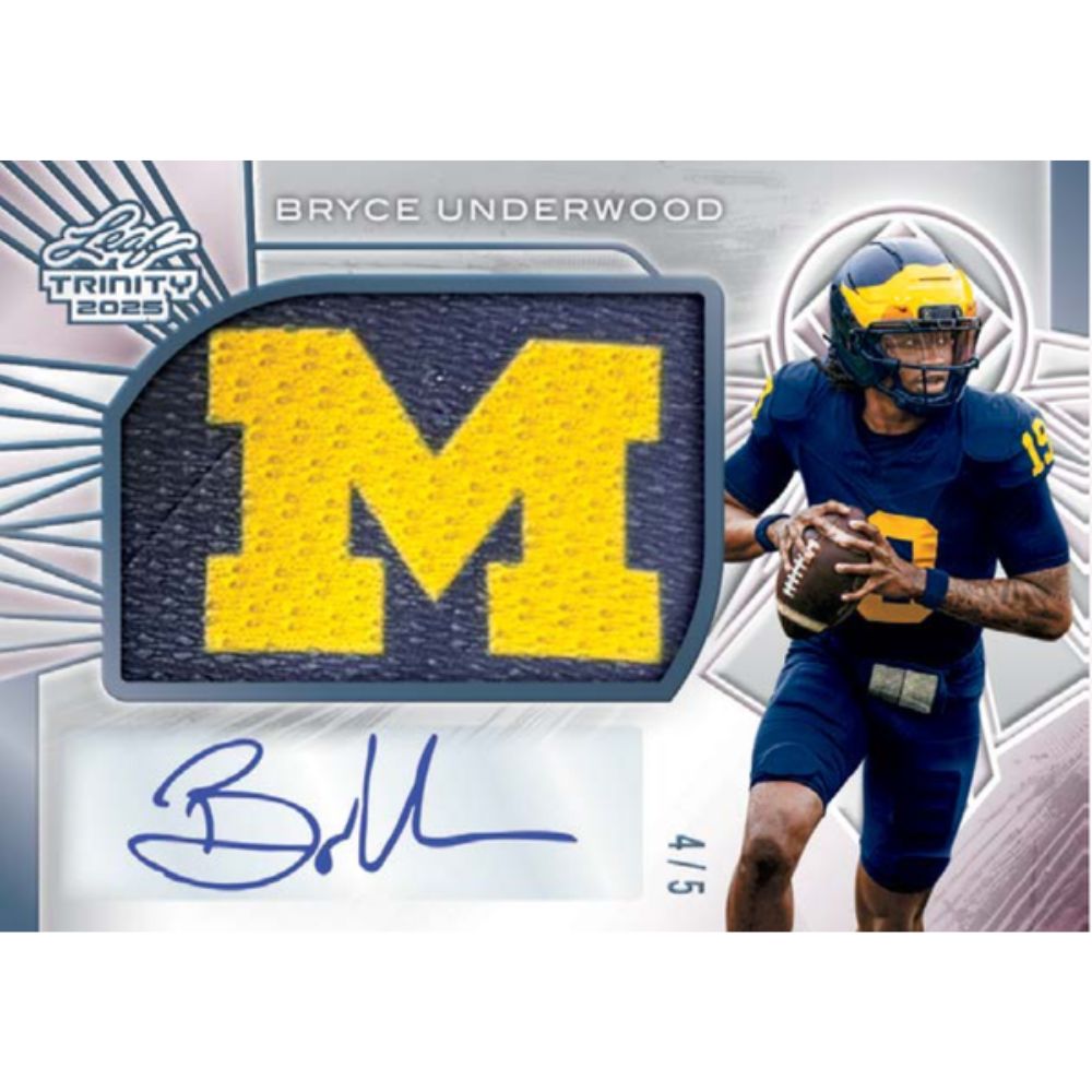 2025 Leaf Trinity Football Jumbo Box