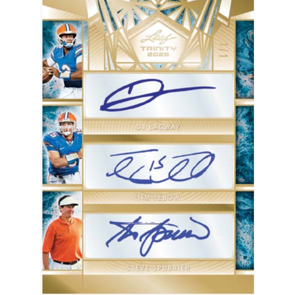 2025 Leaf Trinity Football Jumbo Box