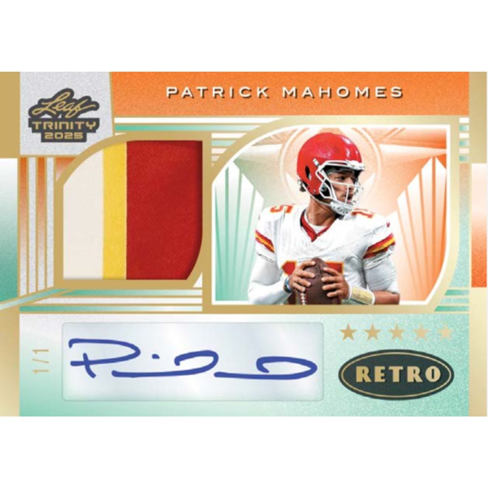 2025 Leaf Trinity Football Jumbo Box