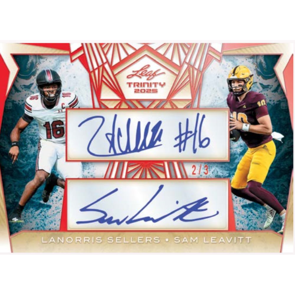 2025 Leaf Trinity Football Jumbo Box