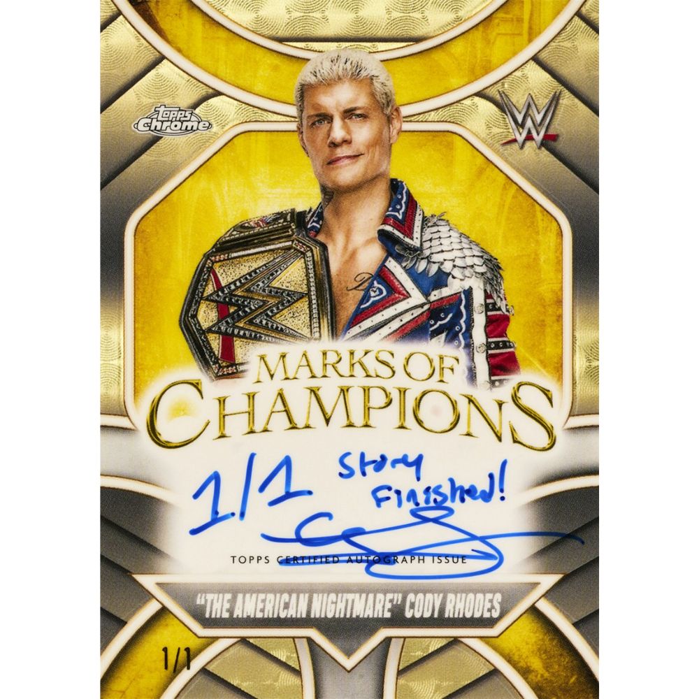 2025 Topps Chrome WWE Mega Box