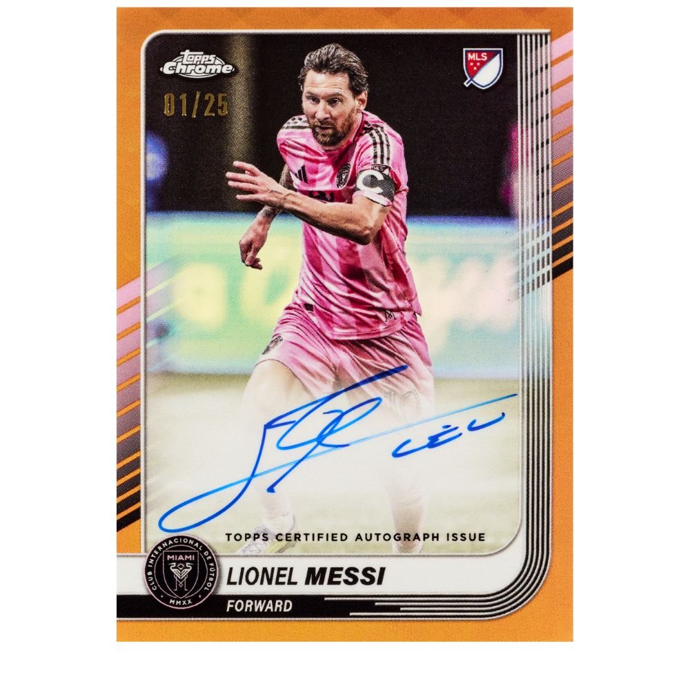 2025 Topps Chrome MLS Soccer Hobby Box