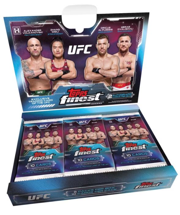 2025 Topps UFC Finest Hobby 8-Box Case