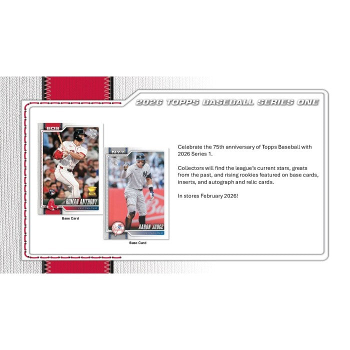 2026 Topps Series 1 Baseball Fat Pack 108-Pack Case
