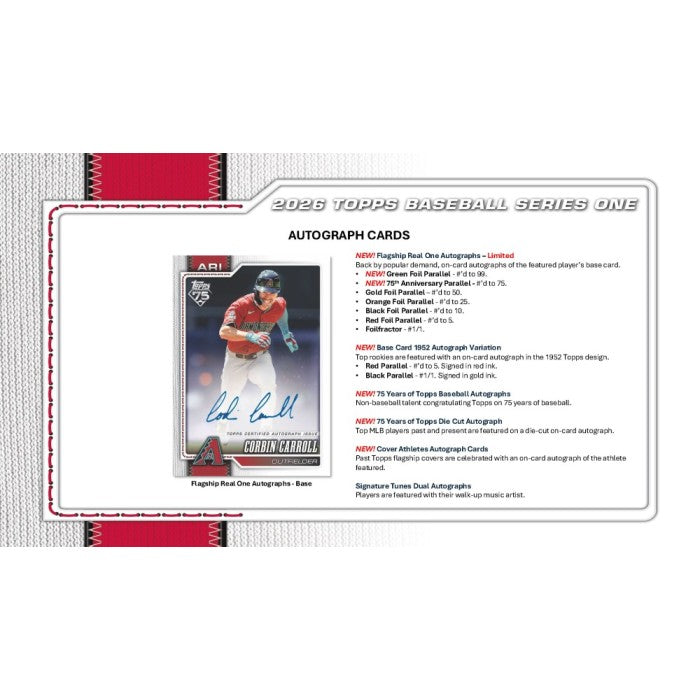 2026 Topps Series 1 Baseball 6-Pack Blaster 40-Box Case