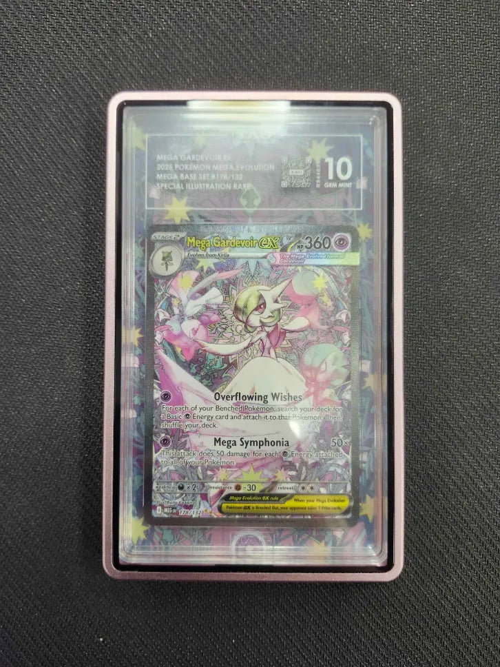 MEGA GARDEVOIR EX TAG 10 EXTENDED BACKGROUND SLAB
