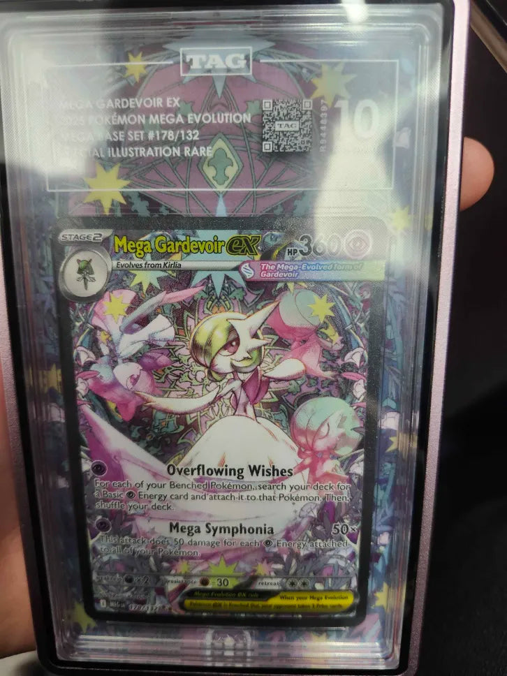 MEGA GARDEVOIR EX TAG 10 EXTENDED BACKGROUND SLAB