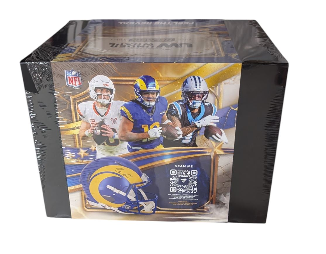 2026 Fanatics NFL Under Wraps Autographed Authentic Full Size Helmet Vol. 1 Box