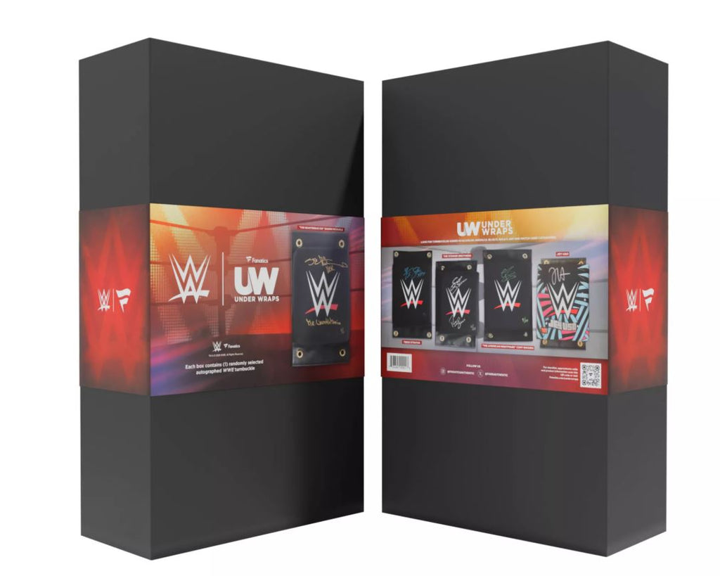 2026 Fanatics WWE Under Wraps Autographed Turnbuckle Pads Box
