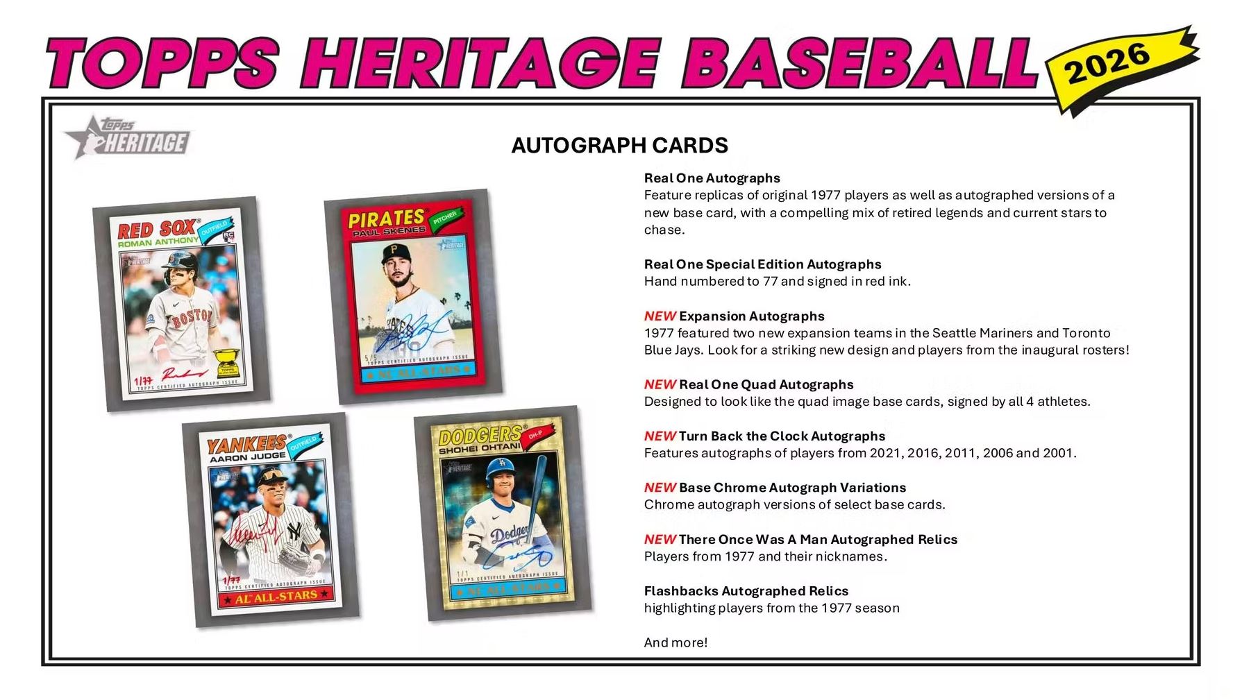 2026 Topps Heritage Baseball Hobby Box