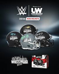 2026 Fanatics WWE Under Wraps WrestleMania 42 Autographed Mystery Mini Helmet Box