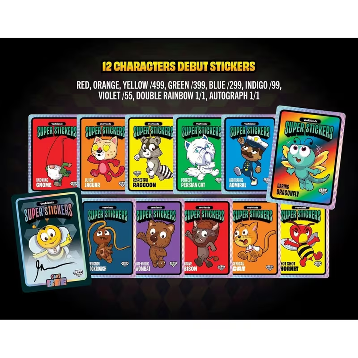 2026 VeeFriends Spectacular Super Stickers Hobby Box