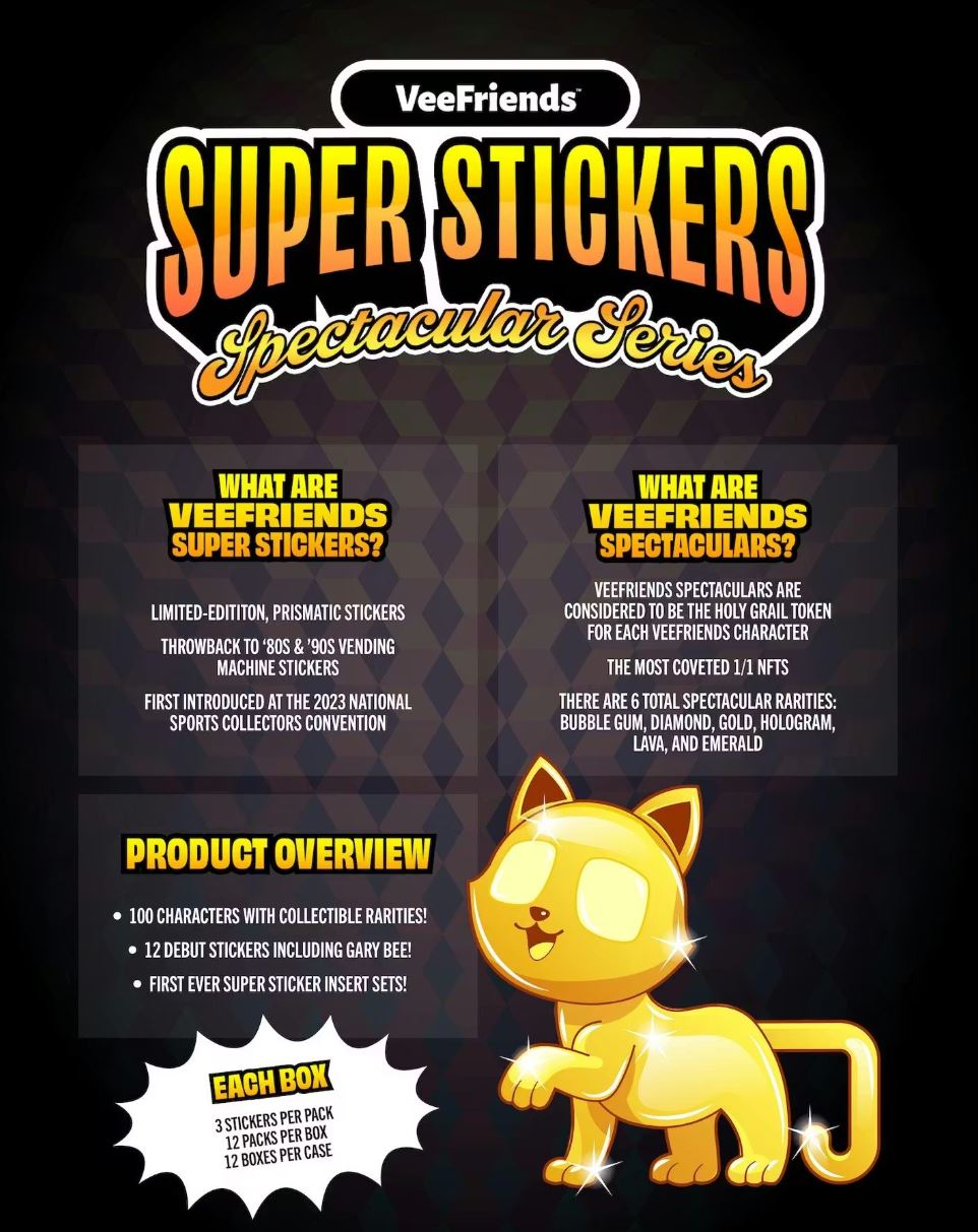 2026 VeeFriends Super Stickers Spectacular Series Box