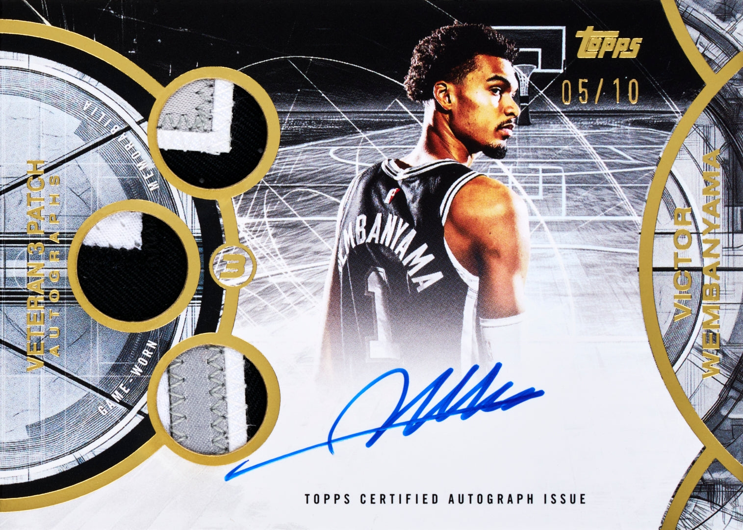 2025-26 Topps Three NBA Basketball Hobby Box