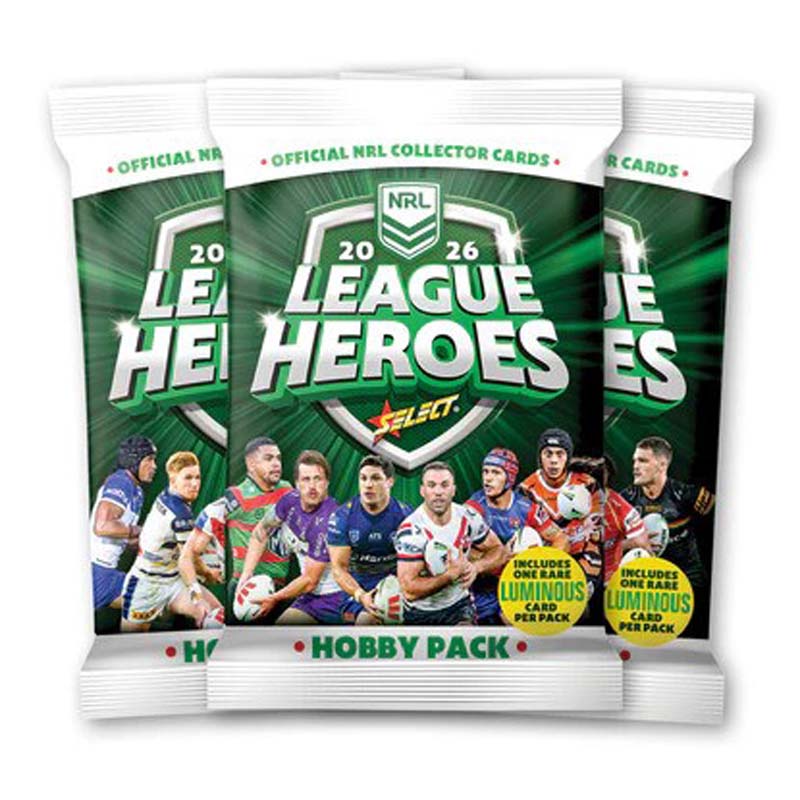 2026 NRL League Heroes Rugby Trading Cards Hobby Booster Box