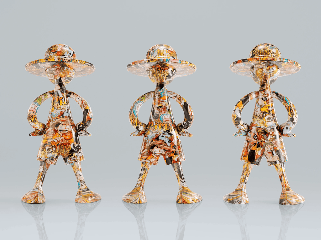 ARTCANVAS 1/8 -1000LOGS Anniversary- "ONE PIECE", TAMASHII NATIONS LUFFY's