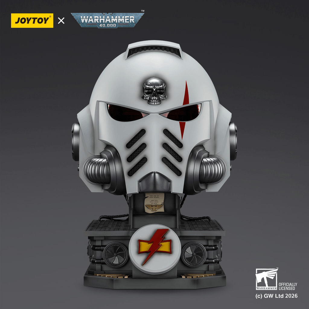 White Scars MkX Helmet&amp; Display Stand