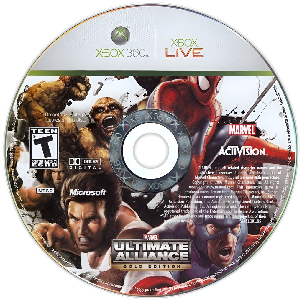 Marvel Ultimate Alliance Gold Edition - Xbox 360