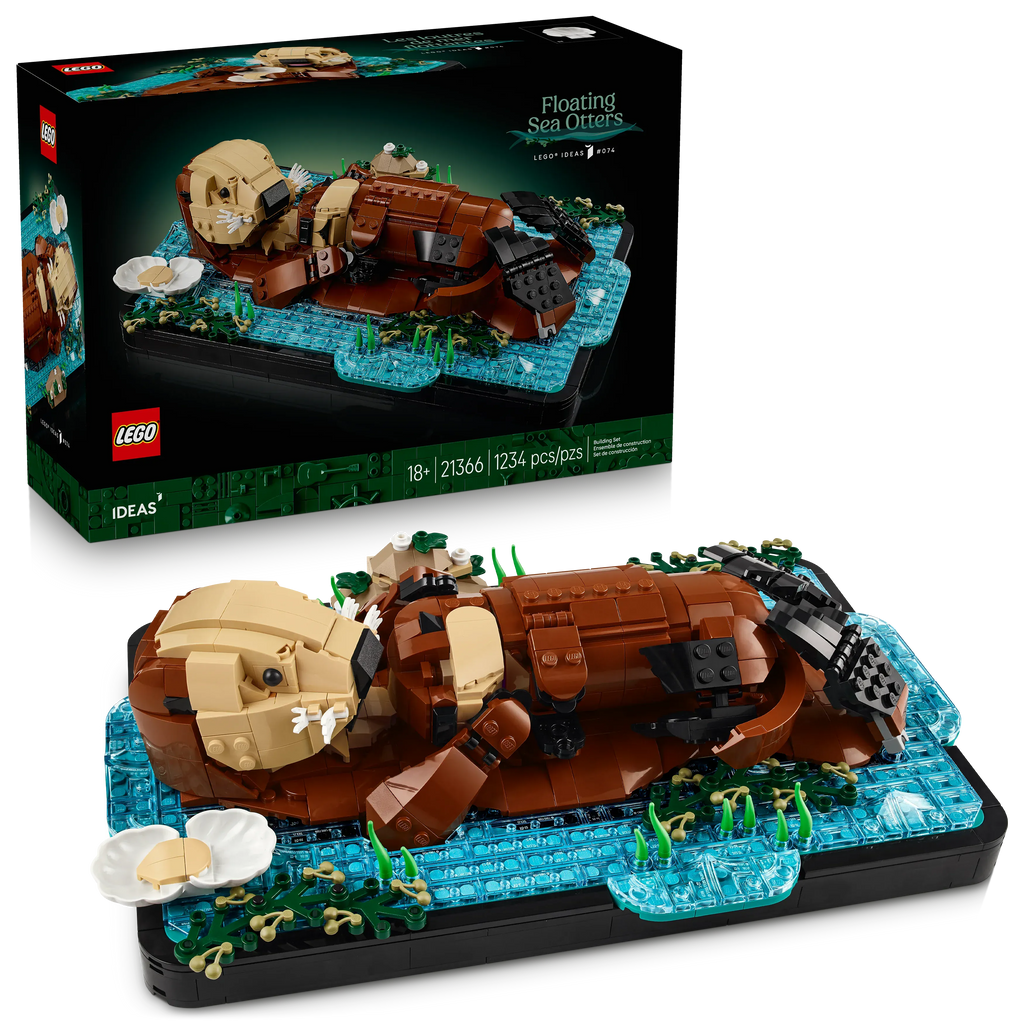 LEGO® Ideas Floating Sea Otters 21366