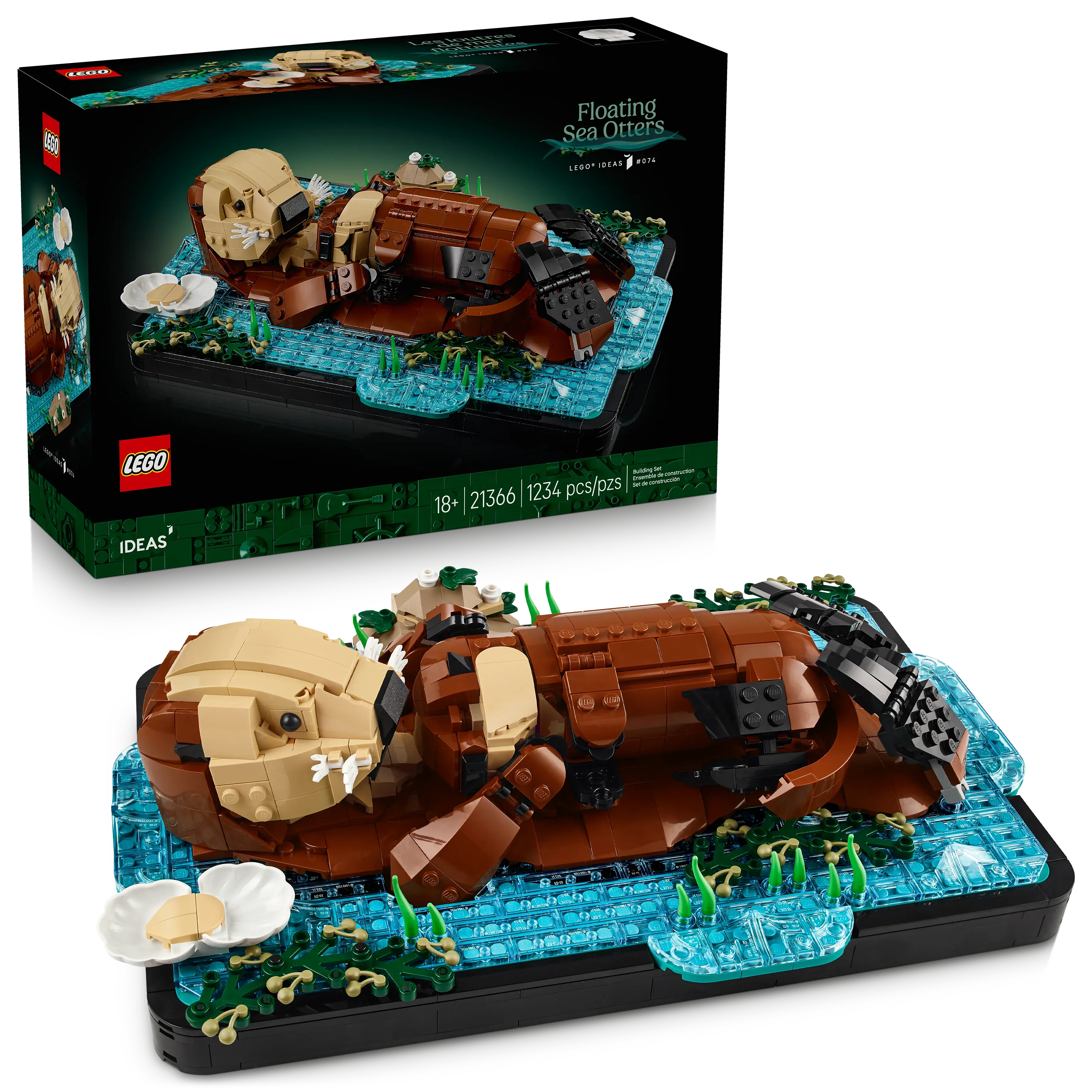 LEGO® Ideas Floating Sea Otters 21366