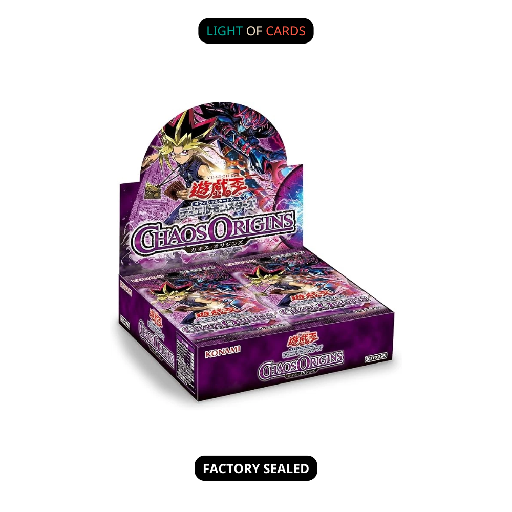 [Sealed] YuGiOh TCG - Chaos Origins Box - JP