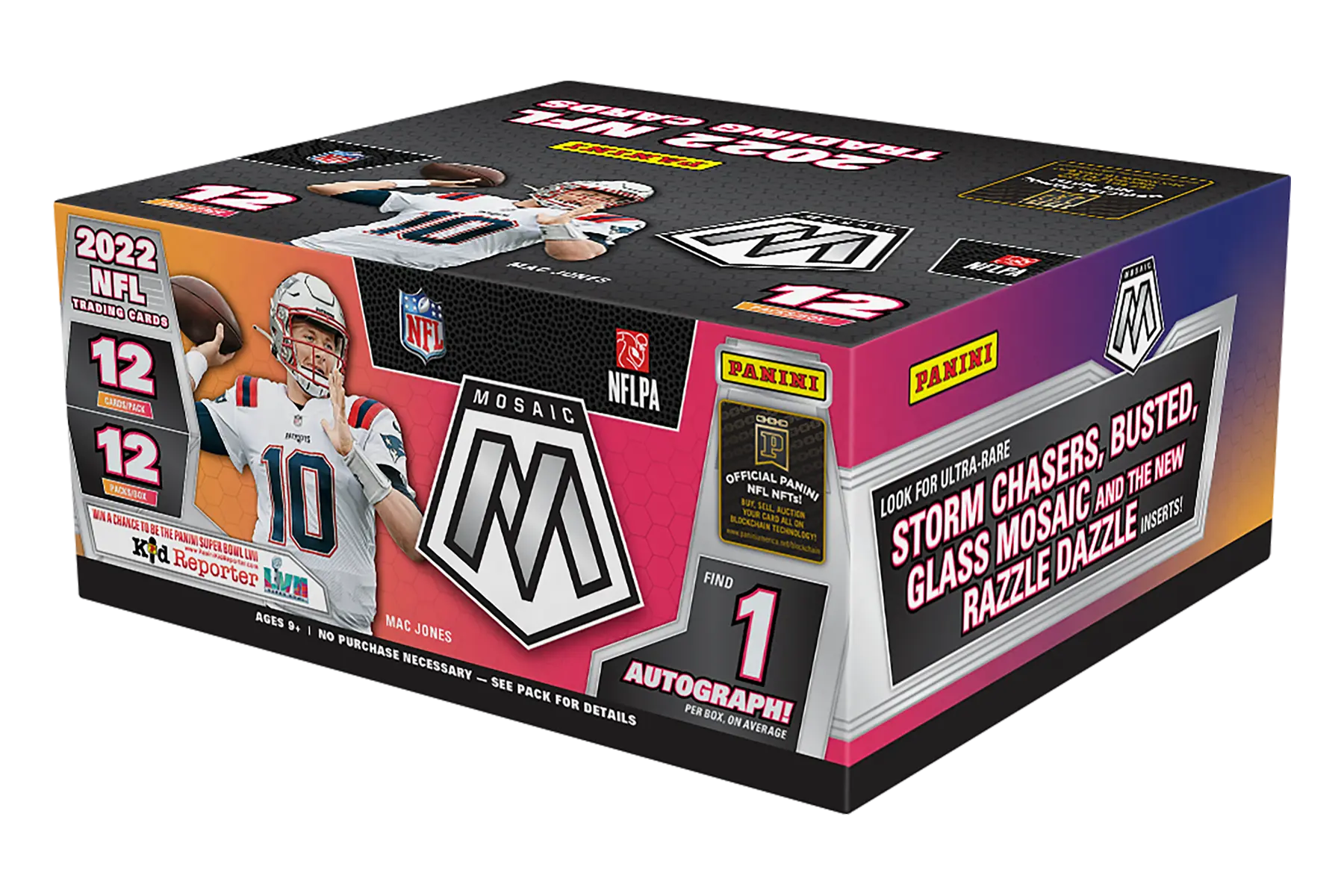 2022 Panini Mosaic NFL Trading Card Box (No Huddle)