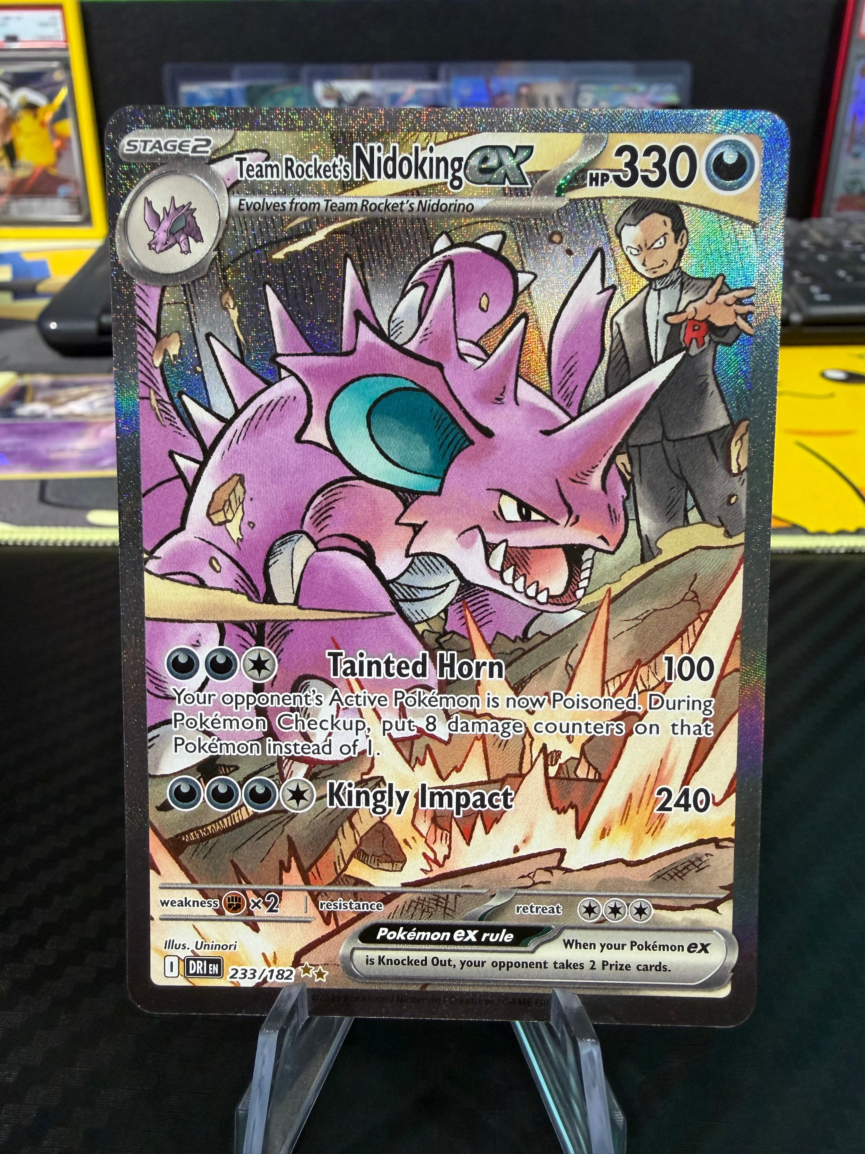 Team Rocket’s Nidoking Ex - 233/182 - Special Illustration Rare - Destined Rivals