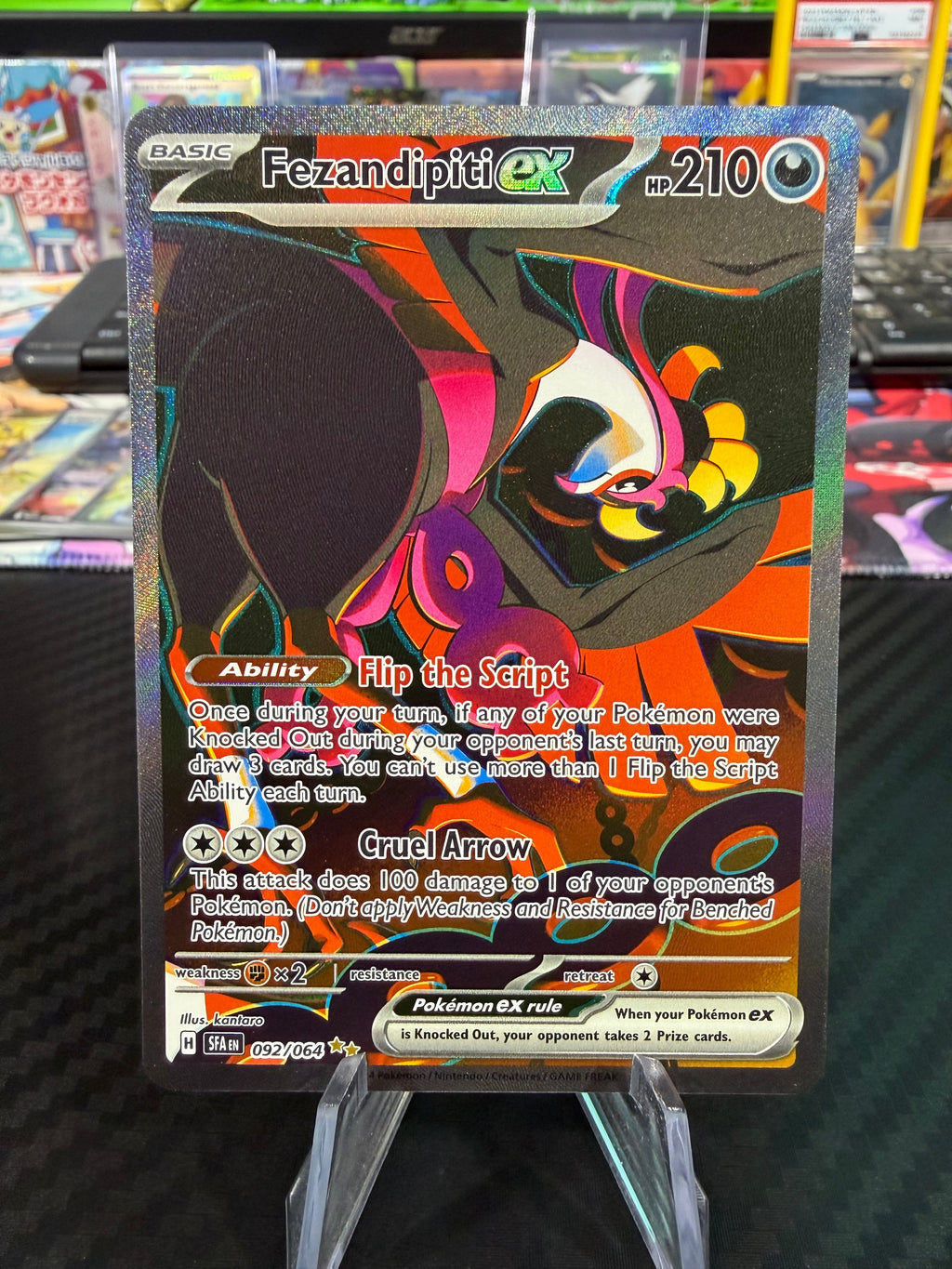 Fezandipiti Ex - 092/064 - Special Illustration Rare - Shrouded Fable - NM