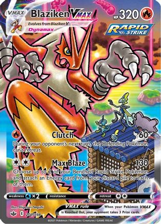 Blaziken VMAX 201/198 - Pokemon Chilling Reign Holofoil