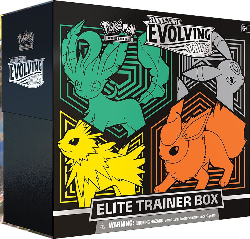 Pokemon Evolving Skies Set of Two Elite Trainer Box
