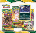 Pokemon Evolving Skies 3 Pack Blister Set of 2 (Umbreon + Eiscue)