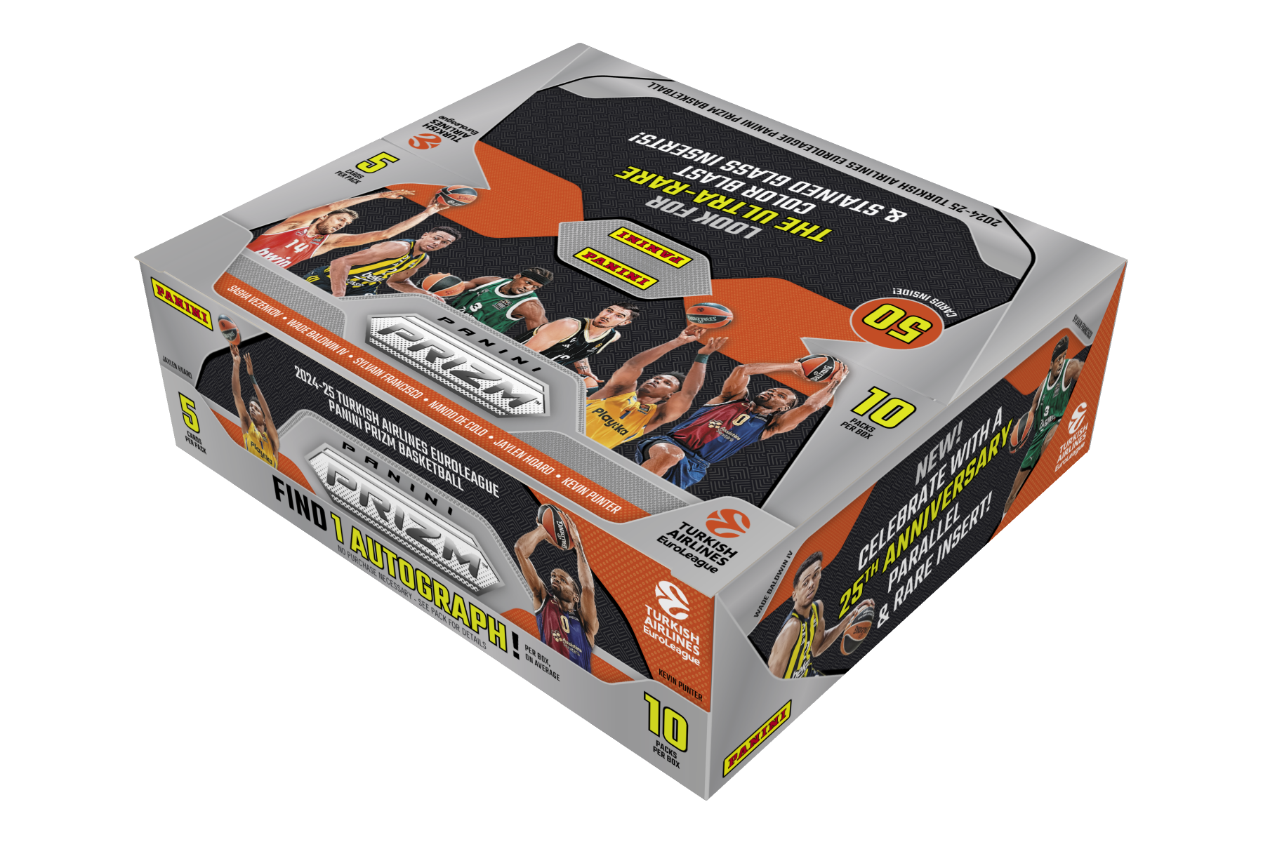 2024 Panini Prizm EuroLeague Basketball Hobby Box