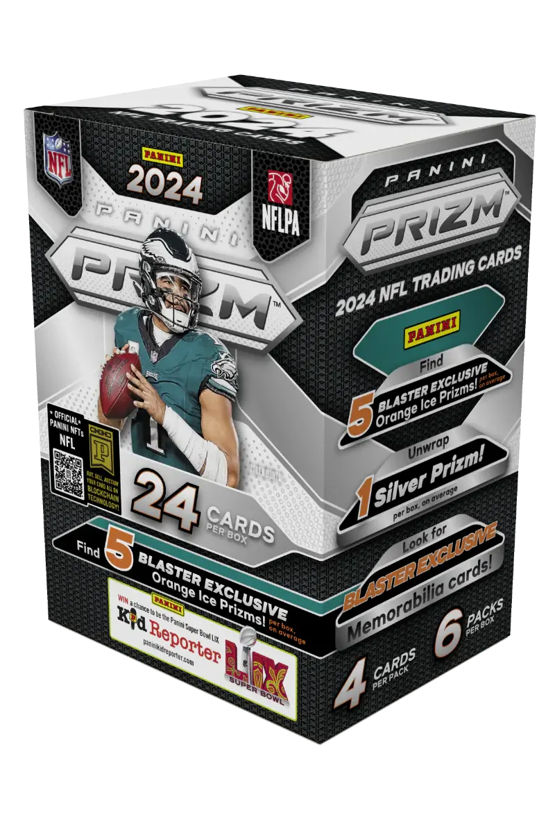 2024 Panini Prizm Football 6-Pack Hobby Blaster Box (Orange ice prizm)