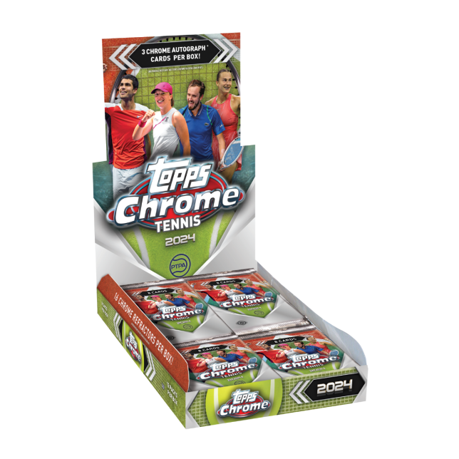 Topps - 2024 - Chrome - Tennis - 12 Box Hobby Case