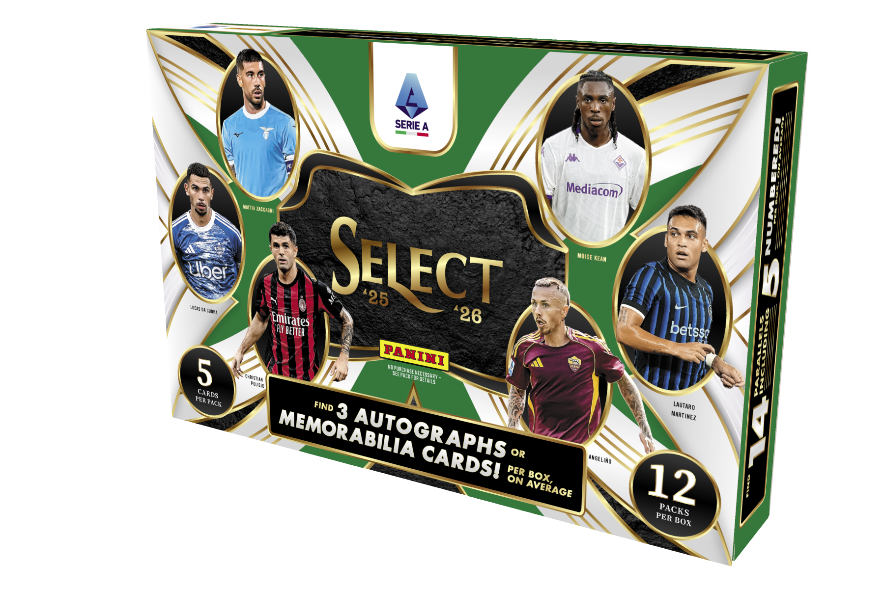Panini: 2025-26 Panini Select Serie A Trading Card Box (Hobby)