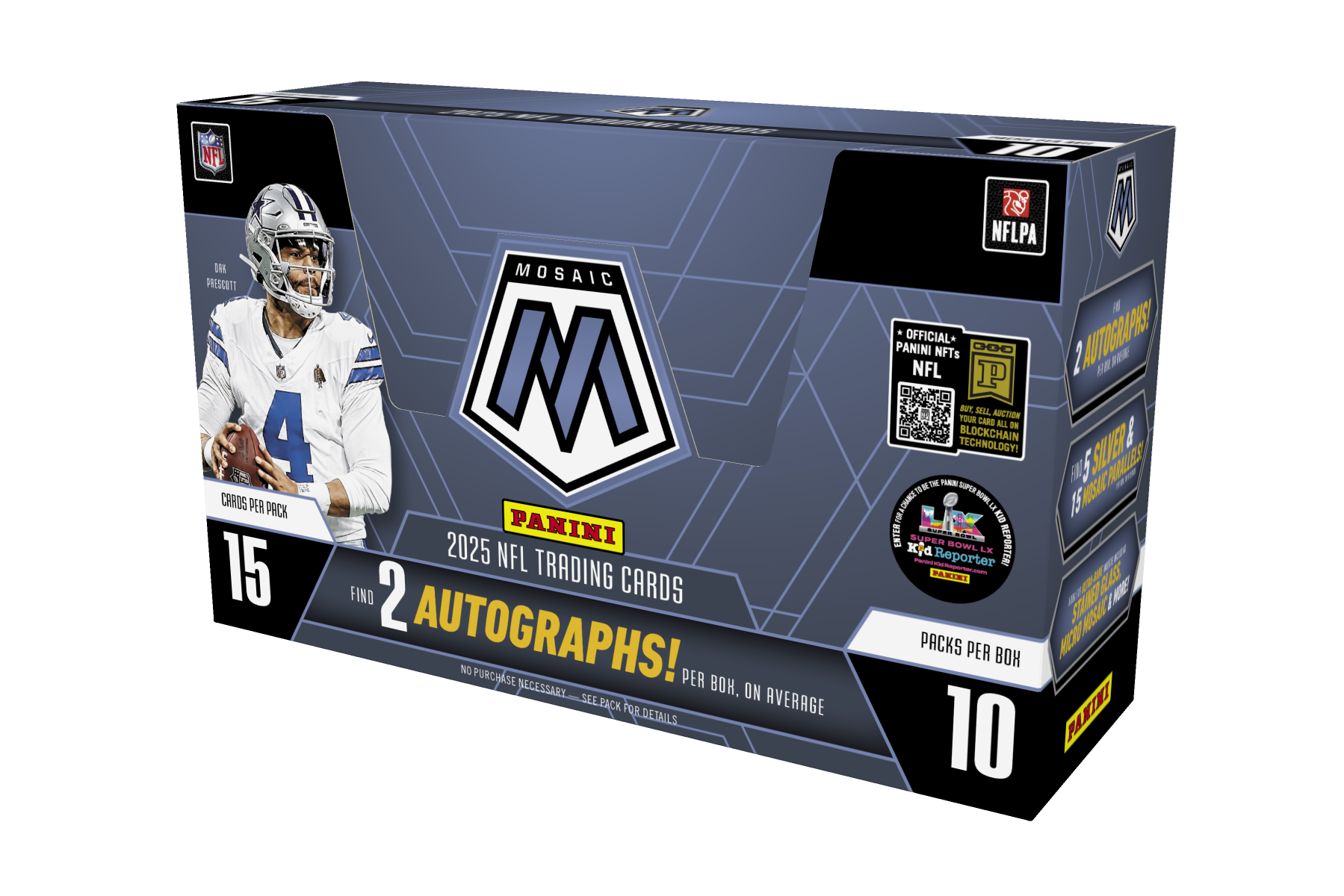 2025-26 Panini Mosaic NFL Football Hobby Box