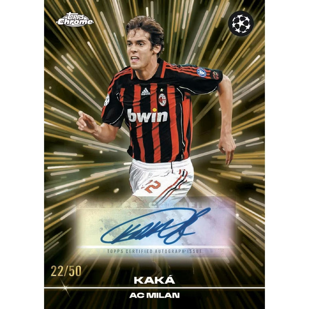 2025-26 Topps Chrome UEFA Club Competitions Soccer Hobby Box