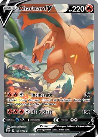 Charizard V 154/172 - Pokemon Brilliant Stars Holofoil