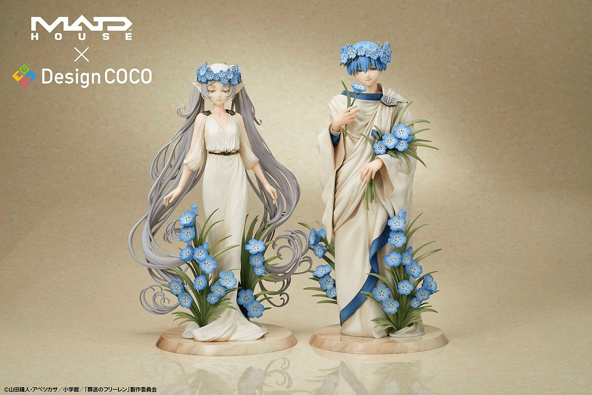 MADHOUSE x DesignCOCO Frieren: Beyond Journey's End Frieren &amp; Himmel - Art Nouveau Style - 1/7 Complete Figure