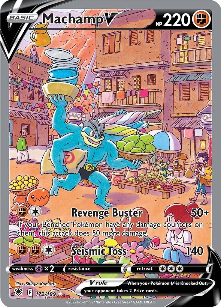 Machamp V (Alternate Full Art) (172/189) (SWSH10)