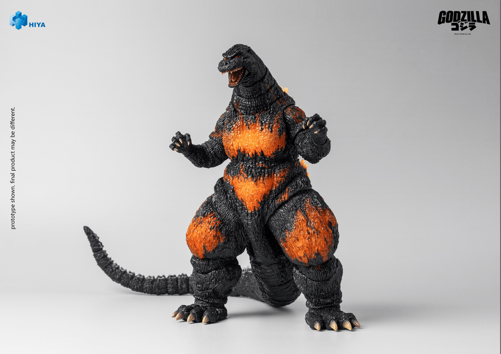 HIYA Exquisite Basic Series None Scale 7 Inch Godzilla vs. Destoroyah 1995 Burning Godzilla Action Figure