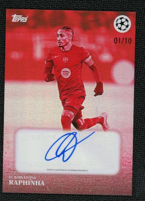2023 Topps Raphinha Simplicidad /10 FC Barcelona Auto