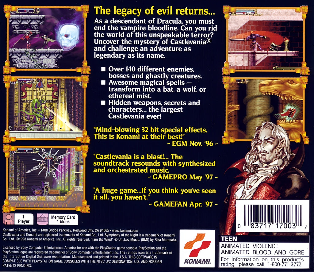 Castlevania: Symphony of the Night - PlayStation