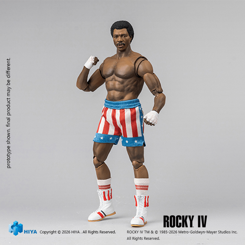 1/12 Scale 6 Inch Rocky IV Apollo Action Figure