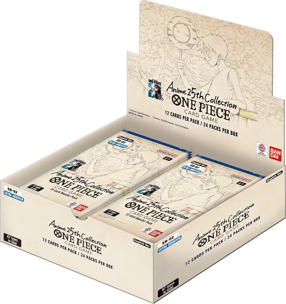 One Piece Anime 25TH Collection Extra Booster Box EB-02